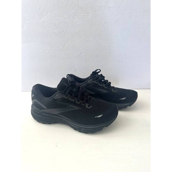 Brooks Women's Ghost 15 Neutral Running Shoe-Ebony/Black/Oyster Size 6.5 - Picture 2 of 6